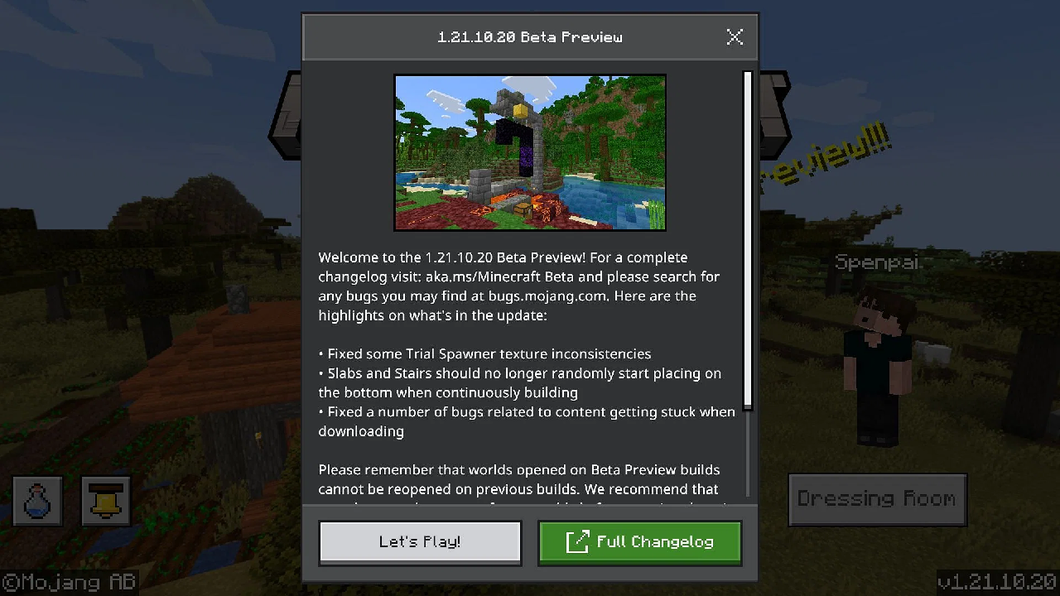 Discovered | How To Get The 1.21.10.20 Beta And Preview Of Minecraft ...